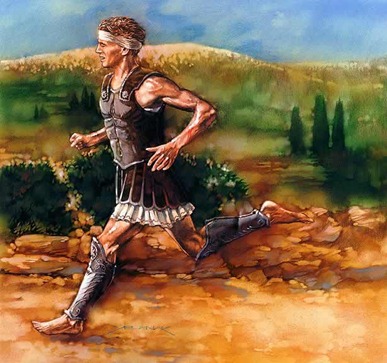 Greek marathon runner